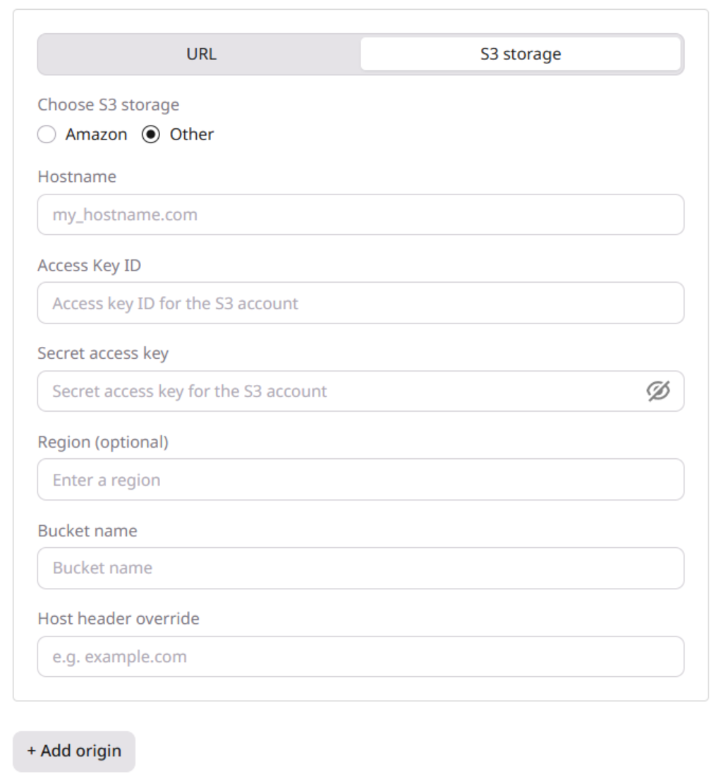Other S3 storage